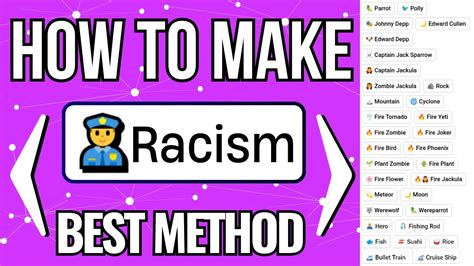 how to make racism in infinity craft